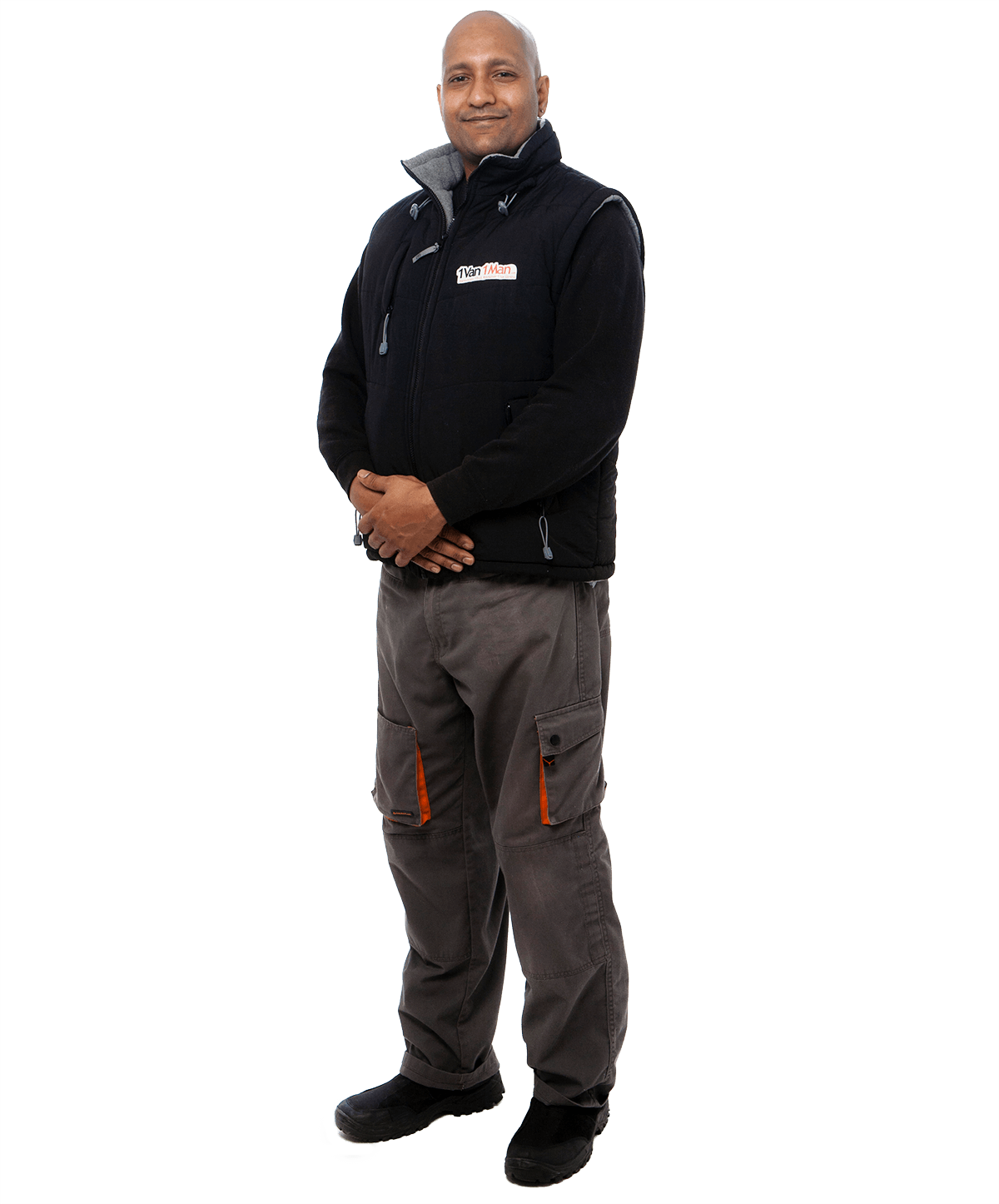 Dale Gosine in 1 Van 1 Man Uniform